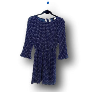 𝅺H&M Divided Dress With Pattern | Size: 6 | Colour: Navy Blue/White Detail